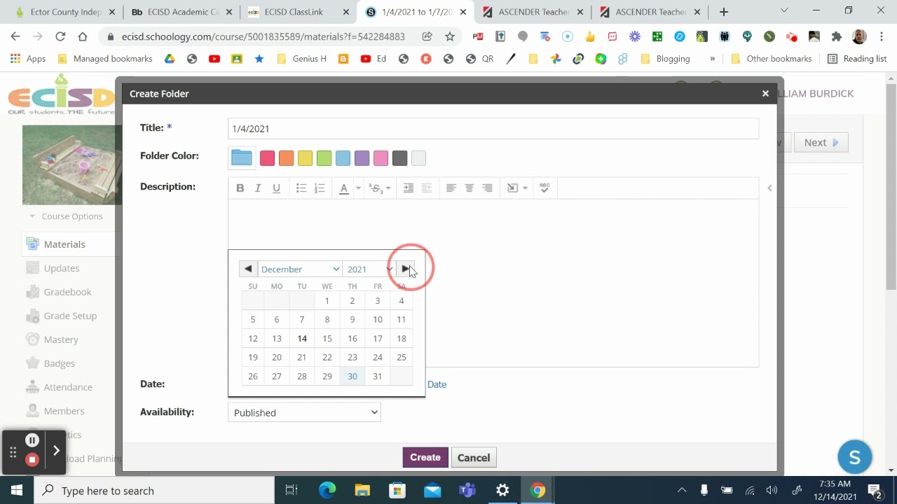 How to organize Schoology by folders - YouTube