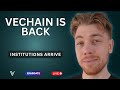 VeChain Is Back: Institutions, Staking, and the Real-World Runway
