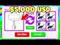 Trading Cloud Rattle in Adopt me! (Most expensive roblox item)