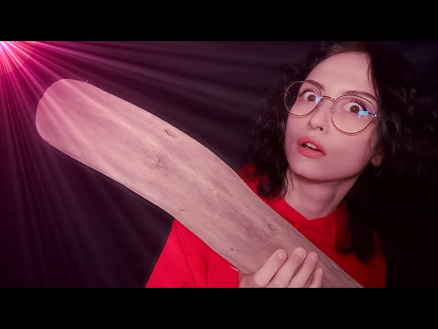 АСМР Обзор на БРЕВНО *звуки дерева, шепот*