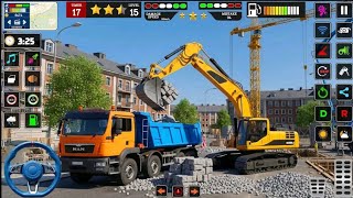 City Road Construction Simulator 3D Game - Android Gameplay screenshot 4