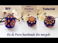 Cum se face un Ou de Paste handmade cu margele/How to Make a Beaded Easter egg