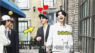 BTS being cute and funny on behind the scene
