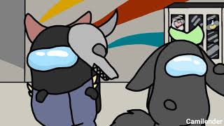 Say meme (Lazy/Flipaclip/Ft. Foxy Estem0 Among Us Ocs)