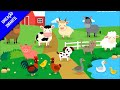 Descubra os Animais da Fazenda e Seus Sons 🐄 | Vídeo Divertido para Crianças