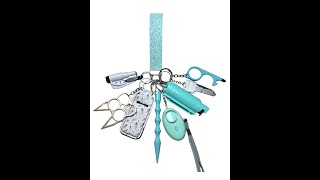 02/20/24 - Self-Defense & Romance - Mint Blue Glitter & Feathers #tiffanyandco #selfdefence