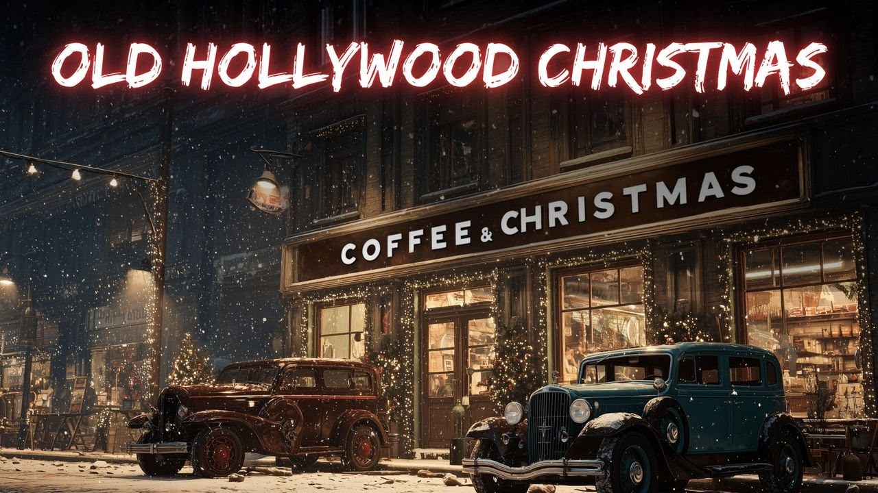 Old Hollywood Christmas Mix 🎄 Retro Holiday Music (Sinatra, Lee, Cole Styled)