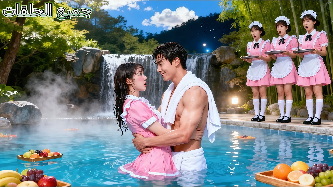 خادمة فقيرة تجسست على CEO وهو يستحم فسدّت فسقطت في مسبحه — لكنه الآن وقع في حب جرأتها!