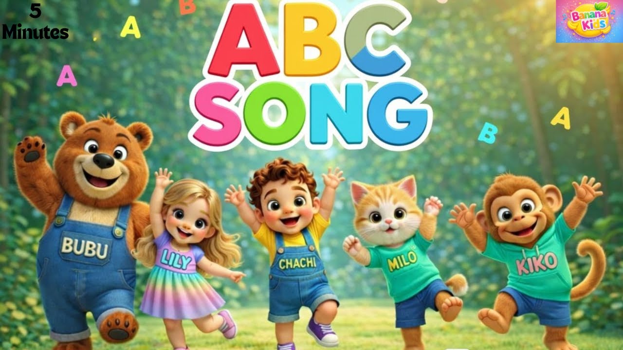 ABC Song for Kids 🎵 Learn Alphabet A to Z with Banana Kids Fun ...