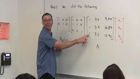 Applied Linear Algebra, Lesson 15, Video 4: Review of Nonsingular Gravity Model