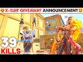 Ignis x suit giveaway in bgmi  bgmi solo vs squad full rush gameplay  lion x yt