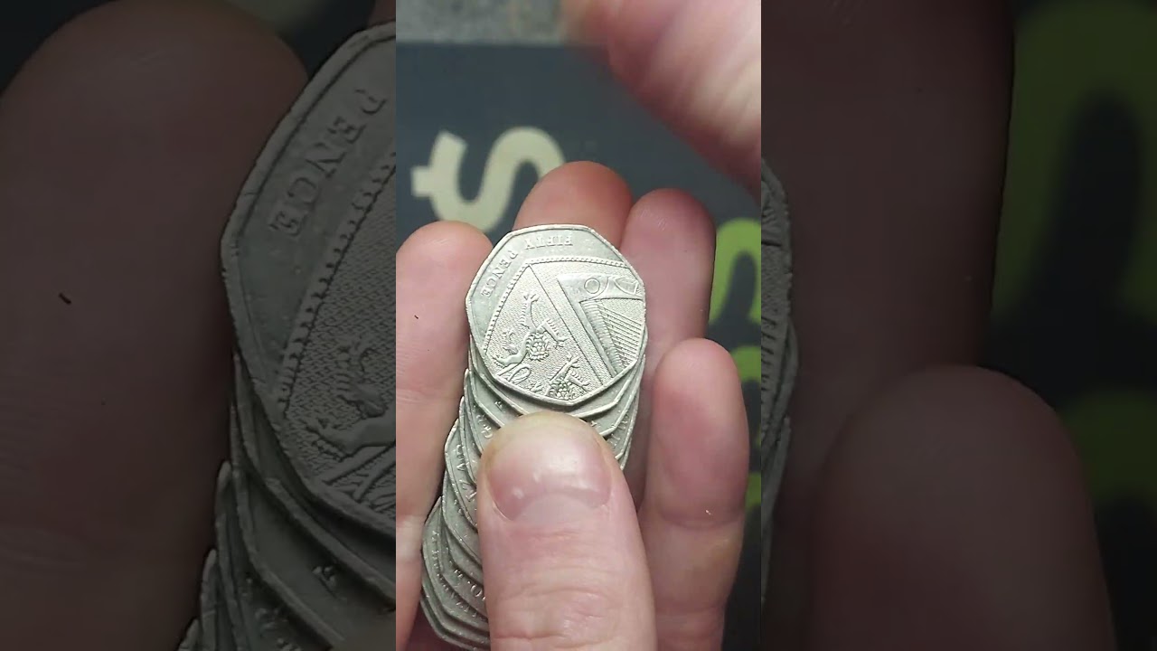 1 счастливый мешочек 50 пенсов. Поиск монет EP1083