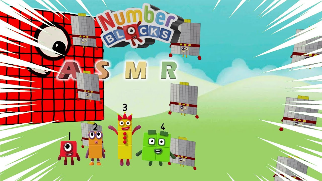 CUTTING Numberblocks 93 ASMR Styrofoam The PL Satisfying Video 