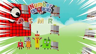 CUTTING Numberblocks 93 ASMR Styrofoam The PL Satisfying Video #112