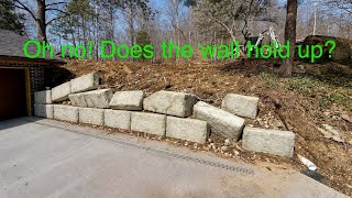 Building a StoneTerra Retaining Wall in 2 Days | Start-to-Finish