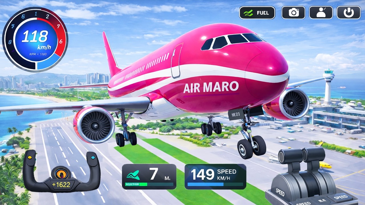 Mid-Air Engine Failure! Boeing Emergency Landing Rescue ✈️ | Real Flight Simulator Android Gameplay