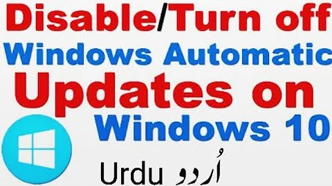 How to stop windows 10 update in urdu\hindi