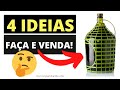 GARRAFÃO DE VINHO DECORADO Melhores Ideias de 2020 Artesanato do Diy Compartilhando Arte