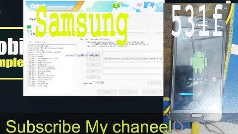 SAMSUNG GALAXY GRAND PRIME SM(G531F) Flash  with odin