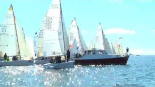 09 Melges 24 Worlds Race 5 Start Committee End - TACKTICK.COM