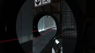 Chell's so fast, that turrets didn't even notice her... #shorts #portal Chell's so fast, that turrets didn't even notice her... #shorts #portal