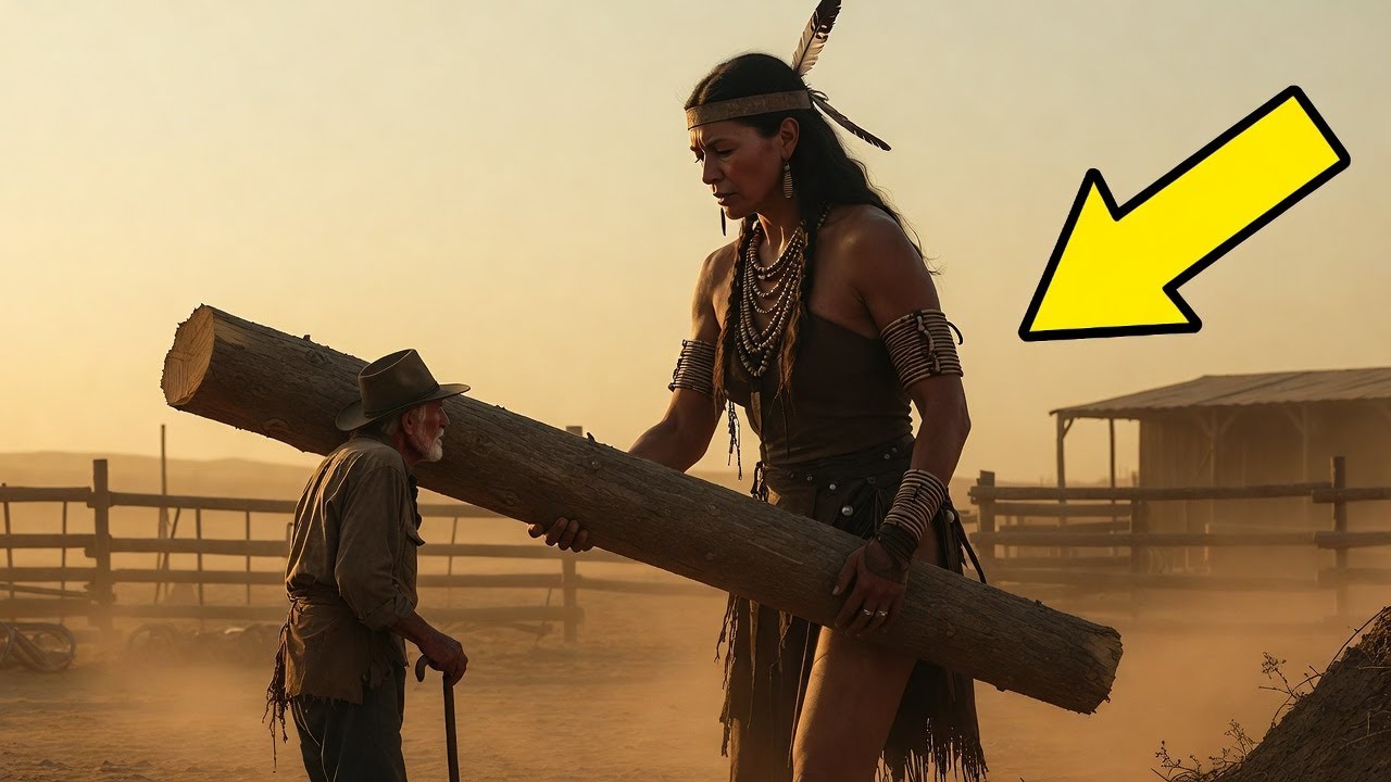 No Man Is Strong Enough For Me, Said The Giant Apache... Until She Met The Crippled Rancher.....