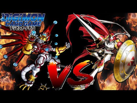 Digimon TCG ShineGreymon Yellow Deck VS Gallantmon Red Deck