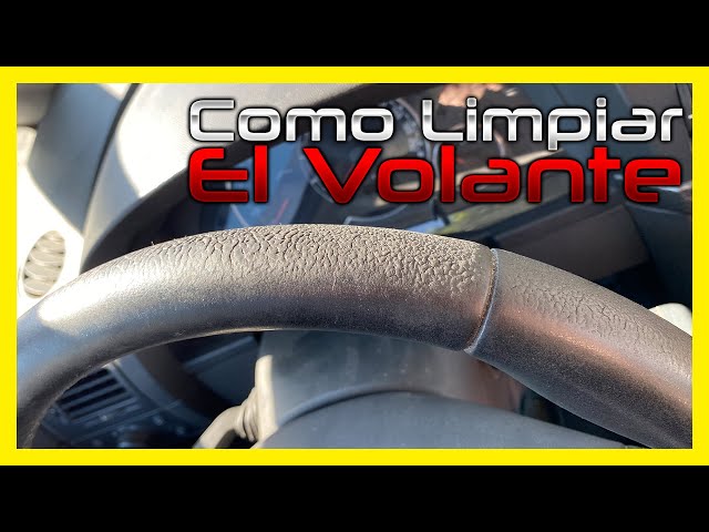 Cómo y Con qué Productos Limpiar el Volante del Coche? - Detailerlab