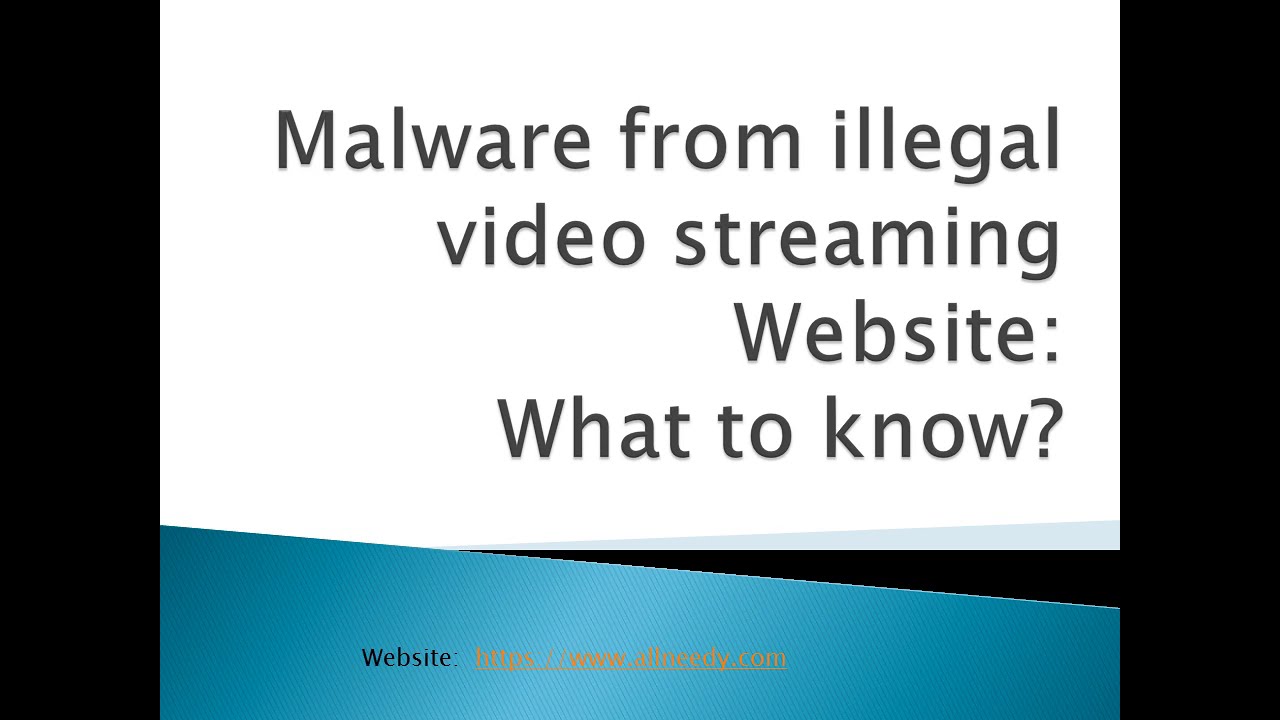 Latest: Malware from illegal video streaming Website stream2watch