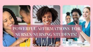 Listen To This Every Morning Powerful Positive Affirmations For Nursesstudent Nurses