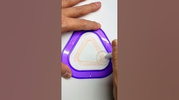 Simple Spirograph design Satisfying ASMR Video #spirograph #artwork