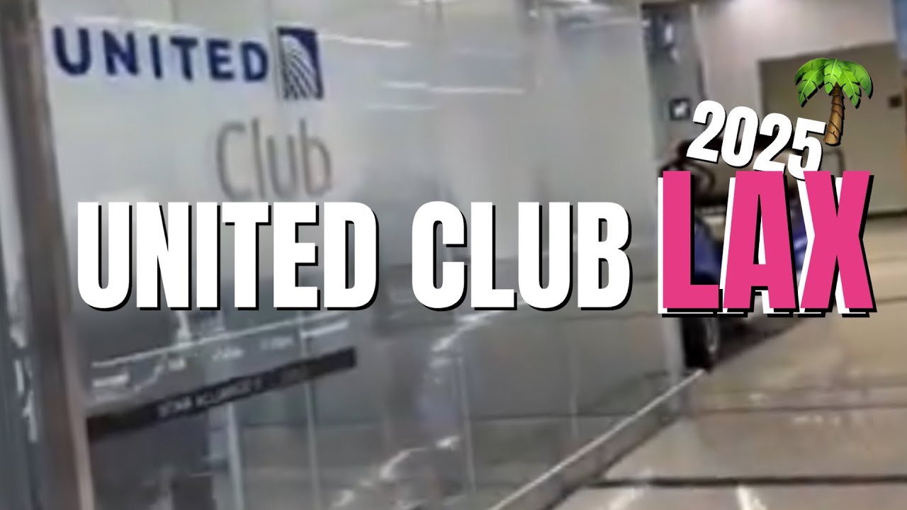 United Club Lounge LAX ✈️ Free Passes & Travel Perks | 2025 Review
