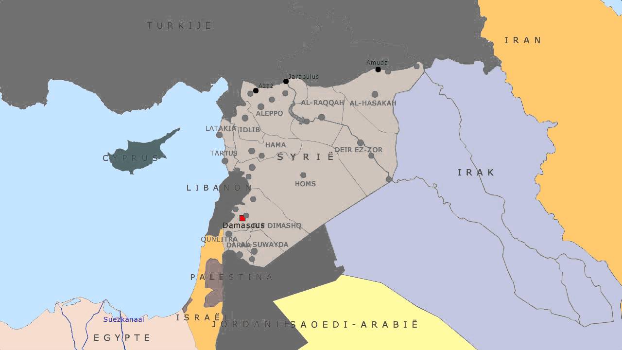 Topografie Syrië - YouTube