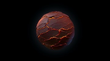 magma rock Stylized - VOL 01 - substance designer