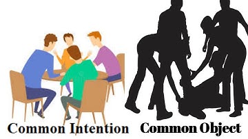 Difference between Common Intention & Common Object I Sec 34 & 149 of PPC