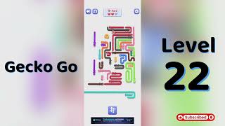 Gecko Go Level 22 Walkthrough 🦎 | Puzzle Escape Game | Safe Path Strategy & Solutions