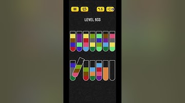 Water sort puzzle level 933