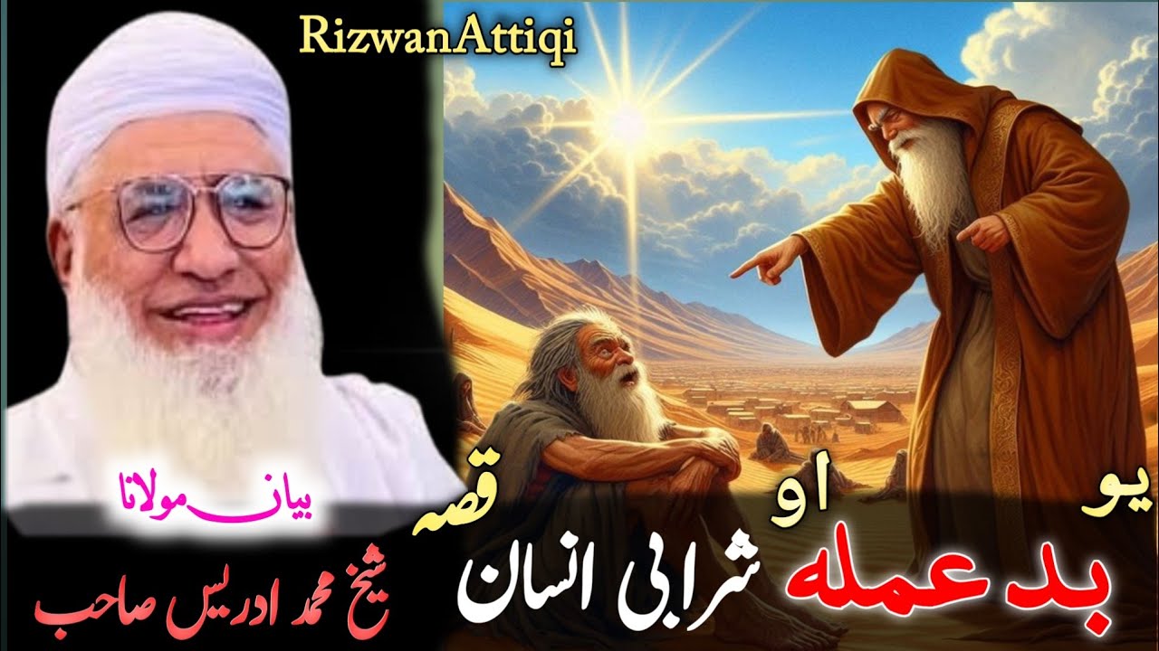 PASHTO Byan / Yaw Badmala Shrabi Insan Qesa / Molana Idres Sab Pashto Byan / یو بد عملہ شرابی انسان