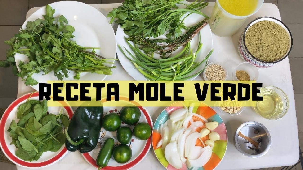 Cómo preparar mole verde YouTube