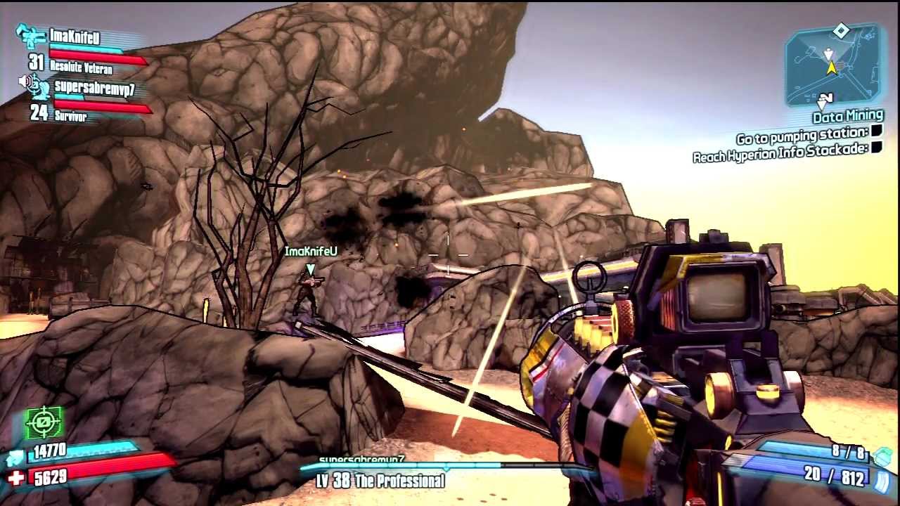Borderlands 2 | Rare Firework Shooting Shotgun (Orange Weapon) - YouTube