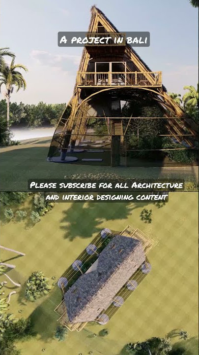 A villa in Bali #youtubeshorts #instagram reel #architecture #villa #bali #vacationhome #design #art
