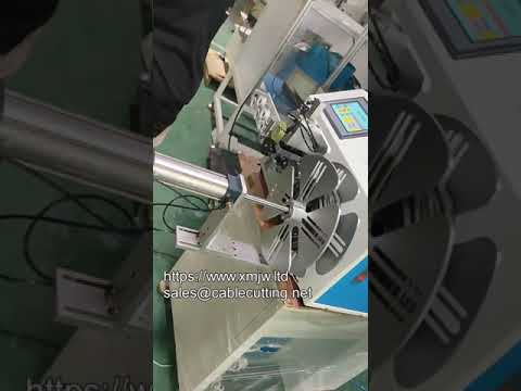 Cable Cutter With Meter Count Automatic Usb Data Wire Cutting Winding Binding Machine