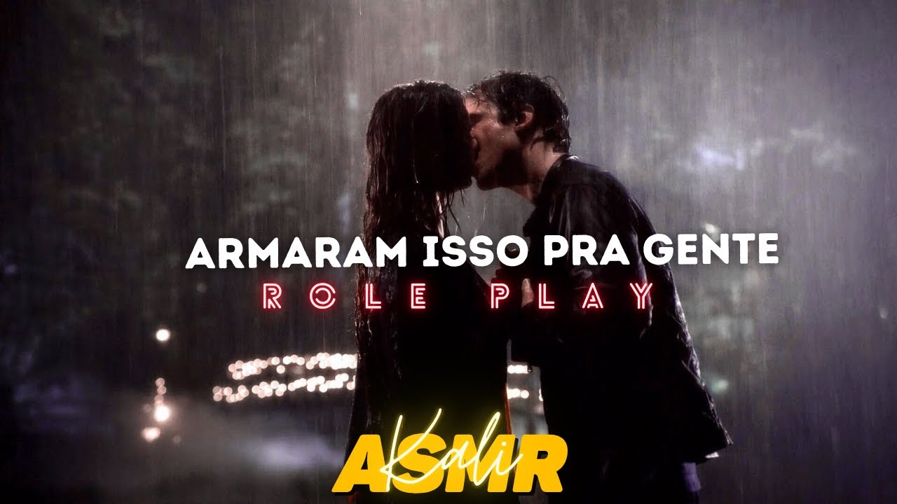 asmr roleplay dando o primeiro beijo na casa da amiga e olha no que deu (chuva)