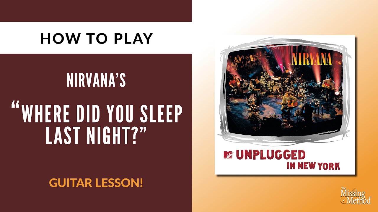 testi nirvana where did you sleep last night