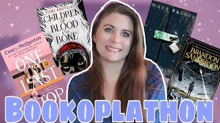 BOOKOPLATHON READING VLOG//did i finish my TBR for the month?