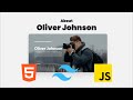 Crea una sección con Tailwind CSS + Responsive | HTML JAVASCRIPT