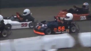 Racing Go Karts at BMI Indoor Speedway