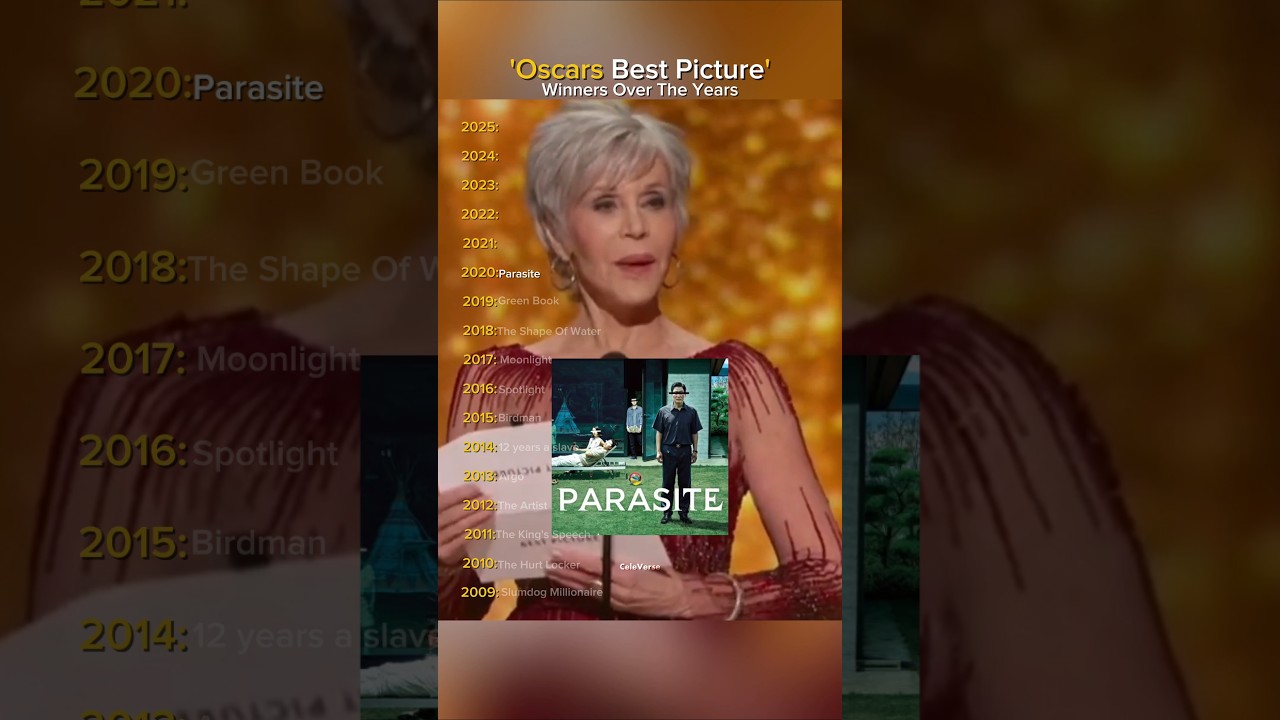 OSCARS 'Best Picture' Winners Over the Years 🏆