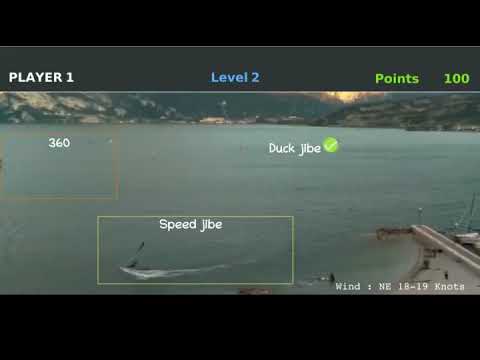 Windsurf challenge real videogame level 2, Torbole Lake Garda - YouTube