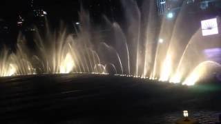 The Dubai Fountain 2016 / Dubai Mall / Burj Khalifa View / Downtown Dubai /Beautiful Arabic music